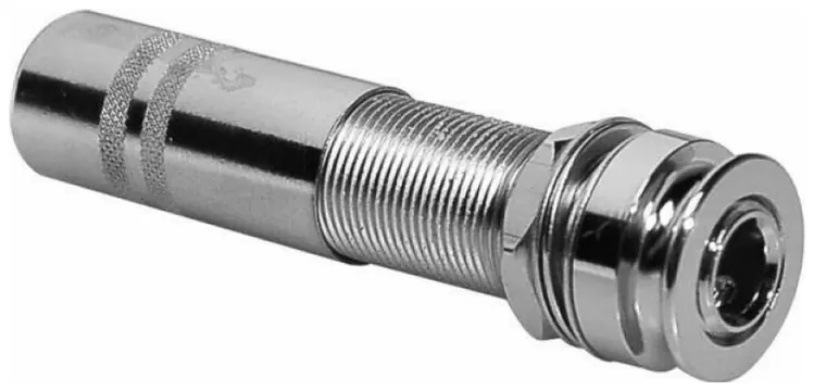 Boston Attacco per Tracolla con Connettore di Uscita Jack 6,3mm, Cromato