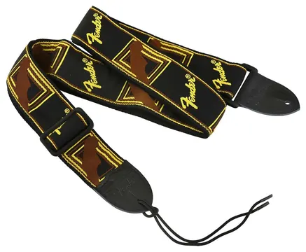Fender Gitarrengurt Monogrammed Schwarz