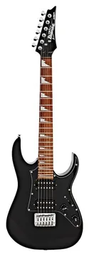 Ibanez GRGM21 BKN miKro Series Superstrato Reduzida Black Night C/ Escala Escura