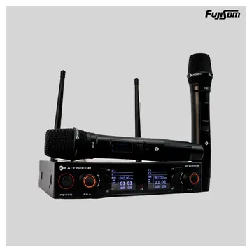Kadosh Microfone Kadosh Sem Fio KDSW502M Duplo Mão Uhf| Fujisom