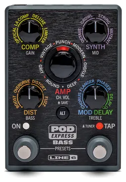 Line6 Pod Express Bass Pedale Multieffetto per Basso