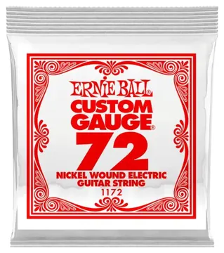 Ernie Ball Corde Détail Filé Nickel 072w 1172
