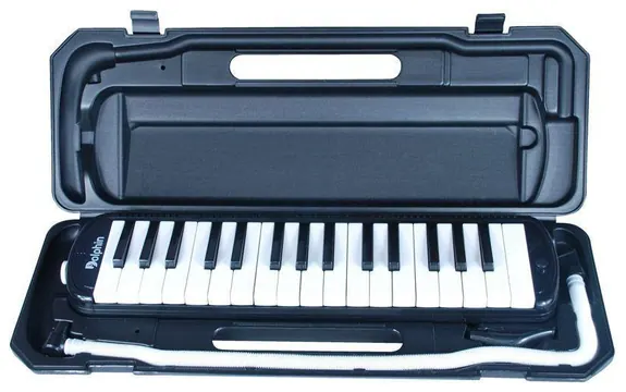 Dolphin Escaleta Infantil Dolphin 32 Teclas com Case - Preto