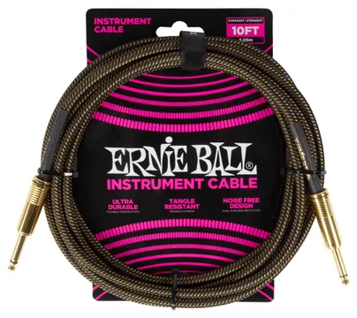 Ernie Ball Jack Droit/Droit 3m Tissé 6428