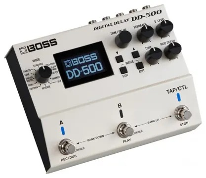 Boss DD-500 DELAY DIGITAL Processador 32-bits 96kHz