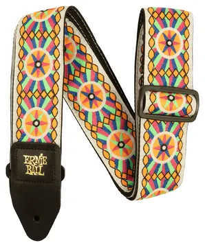 Ernie Ball 5338 Jacquard Gewebe-Gitarrengurt (50mm), candy sun
