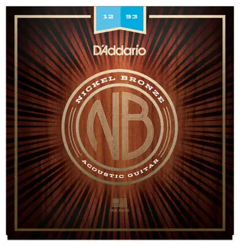 D'addario NB1253 Nickel Bronze Acoustic 012-053