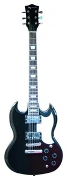 Extreme KSG507BK Chitarra Elettrica SG Nera