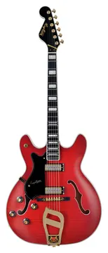 Hagstrom 67 Viking II Wild Cherry Transparent Left Handed