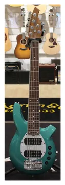 Music Man BFR Bongo 6 HH Grabber Green