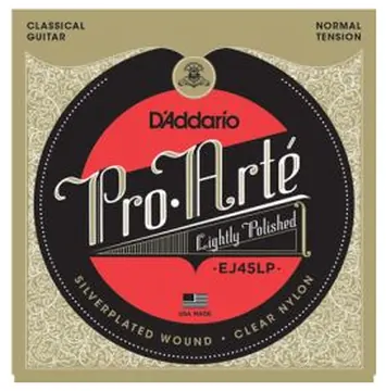 D'addario Pro Arte Classical Lightly Polished Guitar Strings, Normal Tension, EJ45LP