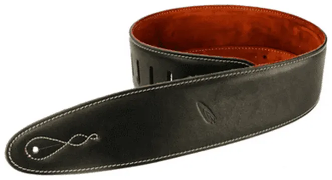 Leathergraft Pro Deluxe Guitar Strap - Rust