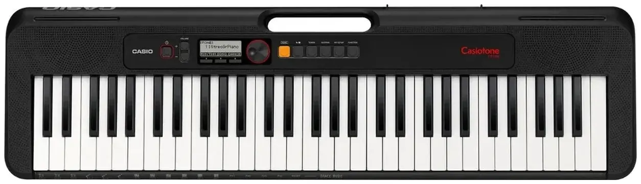 Casio Teclado USB portátil Casio Cts195 de 61 teclas com alça preta