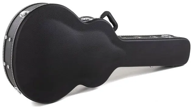 Gewa Gitarrenkoffer für Semiakustik-E-Gitarre Arched Top schwarz