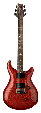 PRS Custom 24 Mangokleurige Bovenkant LTD Bloedrood