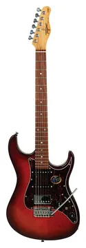 Tagima Stella HB E/TT Brazil Series Stratocaster HSS Honeyburst C/ Escala Escura e Escudo Tortoise