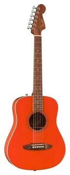 Fender california standard redondo mini fiesta red chitarra acustica