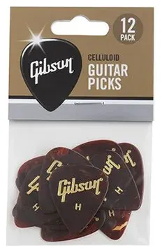Gibson Tortoise Picks, 12 Pack, Heavy