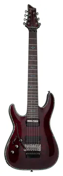 Schecter Hellraiser C-7 FR S Black Cherry Left Handed