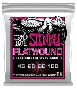 Ernie Ball BASS 2814 Super Slinky Flatwound 45-100