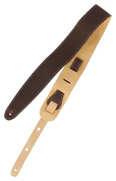 Taylor Strap Chocolate Brown Leather Suede Back