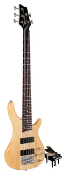 Giannini Contrabaixo 05 Cordas Giannini GB-205 Ativo NT