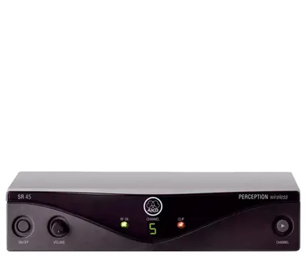 Akg Microfone Lapela Sem Fio AKG Perception Wireless 45 Presenter Set Band-A Preto - Bivolt