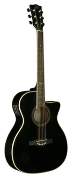 EKO Nxt 018 CW EQ Black Chitarra Acustica Elettrificata Spalla Mancante Colore Nero