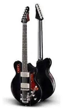 Eastman Juliet V//B-BK Antique Black With Bigsby (Price inc. Custom Pro Setup Package)