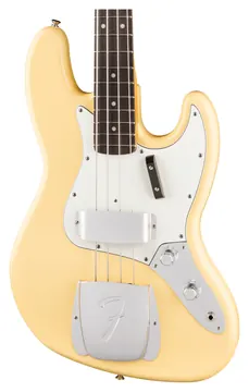 Fender Limited Edition Laura Lee [from Khruangbin] 4-string Jazz Bass in Vintage White with GigBag (0142930341)