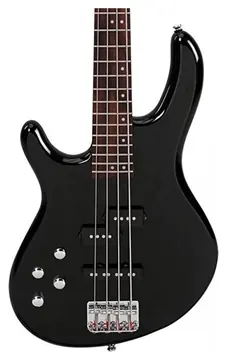 Cort Action Bass Plus Left Hand 4-string Bass in Trans Black (action-plus-lh-bk) Left-handed