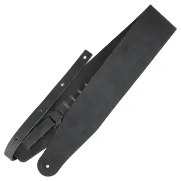 Richter Raw III Contour Guitar Strap Waxy Suede Black - 1557