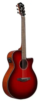 Ibanez Aeg51 Chitarra Acustica Amplificata Transparent Red Sunburst High Gloss