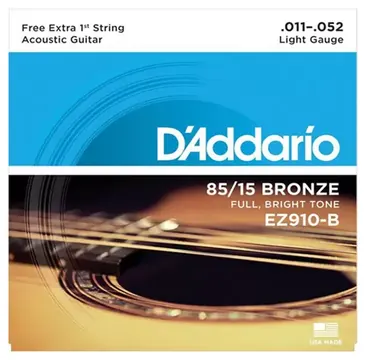 Encordoamento de Violão 0.11 D'Addário EZ910B