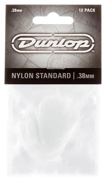 Dunlop Nylon Standard Picks .38mm - Set Of 12