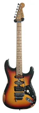 EVH Limited Edition Frankenstein Relic Series Vintage Sunburst Maple Fingerboard