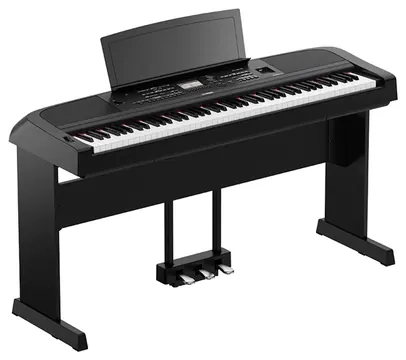 Piano Digital Yamaha 88 Teclas Pesadas DGX670 Preto