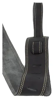 Martin & Co. 18A0013 Tracolla in pelle Ball Glove Leather/Suede, Black