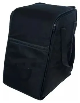 Armazém do Músico Instrumentos Musicais Capa Cajon Acolchoada Extra Nylon 600 Preta