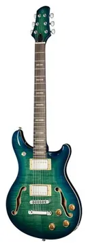 Larry Carlton Q7 Hollow Transparent Blue