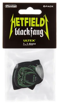 Dunlop PH112P114 MEDIATOR JAMES HETFIELD PLAYER'S 1,14 (pack de 6)