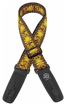 D'Andrea Lock-It Strap 2" Retro Vintage (LIS 064-LC), Lemon Chill