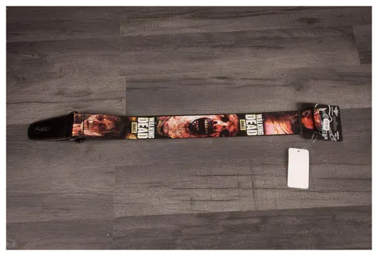 Buckle Down The Walking Dead Gruesome Guitar Strap