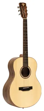 Crafter Westerngitarre, Big Mino Form, akustisch-elektrische Gitarre mit massiver Decke aus Fichte, BIG MINO BK WLN