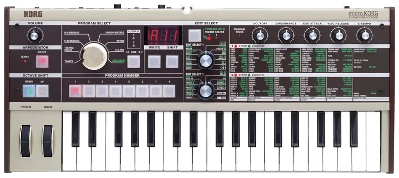 Korg MicroKorg - 37 Note Mini Key Analog Modelling Synth Vocoder
