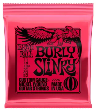 Ernie Ball EB-2226 E-Gitarren Saiten Burly Slinky .011-.052