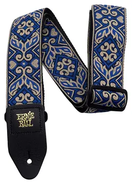Ernie Ball 4165 Tribal Blue Jacquard Guitar Strap 100% Genuine