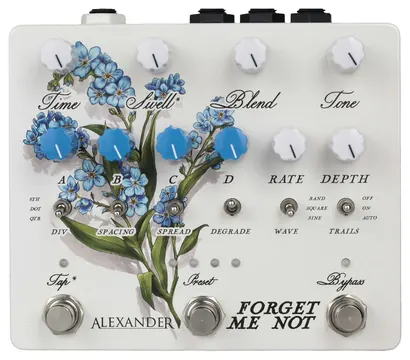 Alexander Pedals Forget Me Not Stereo Multi-Tap Delay Pedal