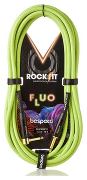 Bespeco Cavo Fluo Giallo Strumenti Jack Mono Jack Mono Mt 6 Dritto - Pipa