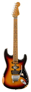 EVH Limited Edition Frankenstein Relic Series Maple Fingerboard Vintage Sunburst